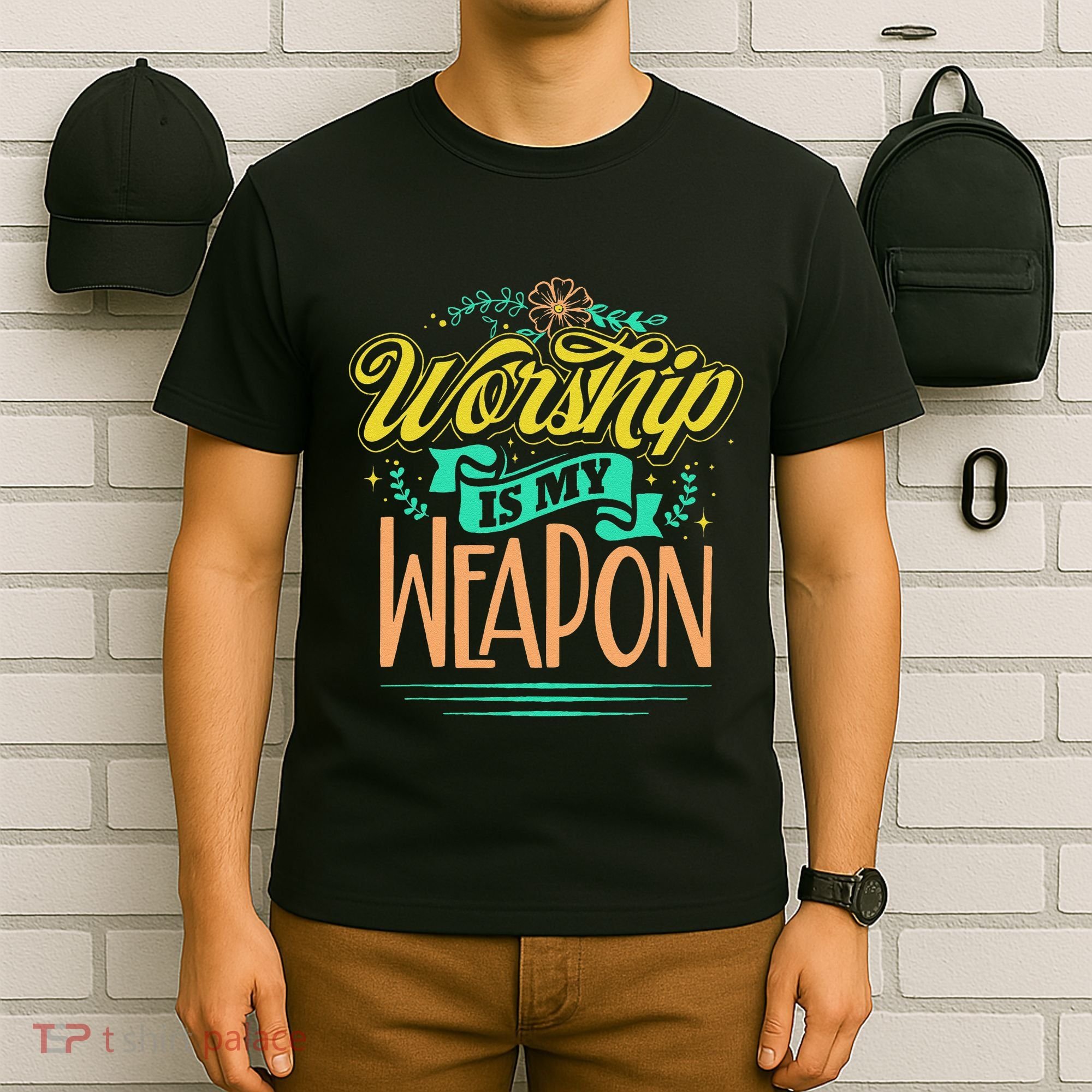 Worship Is My Weapon Christian T-Shirt