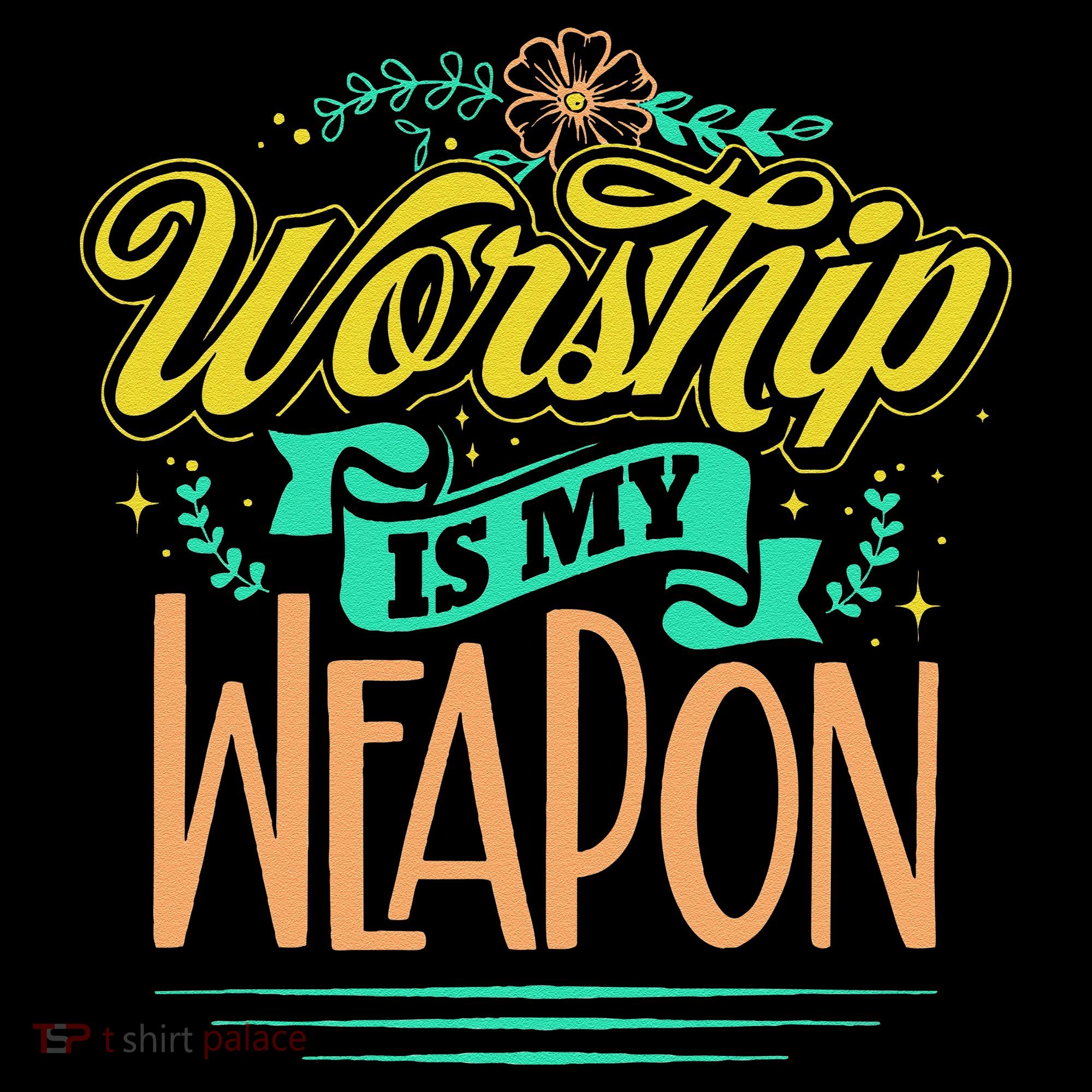 Worship Is My Weapon Christian Coffee Mug