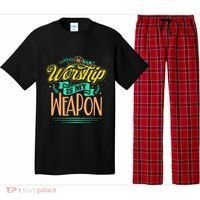 Worship Is My Weapon Christian Pajama Set thumb 0