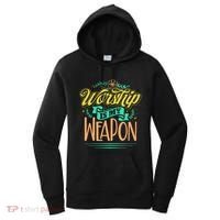 Worship Is My Weapon Christian Women's Hoodie thumb 0