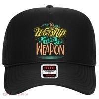 Worship Is My Weapon Christian Hat thumb 0