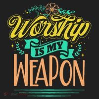 Worship Is My Weapon Christian Hat thumb 2