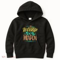 Worship Is My Weapon Christian Kids Hoodie thumb 0