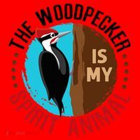 Woodpecker Is My Spirit Animal Bird Watcher Nerd Birder Santa Hat thumb 1