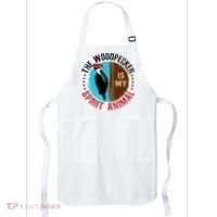 Woodpecker Is My Spirit Animal Bird Watcher Nerd Birder Apron thumb 0