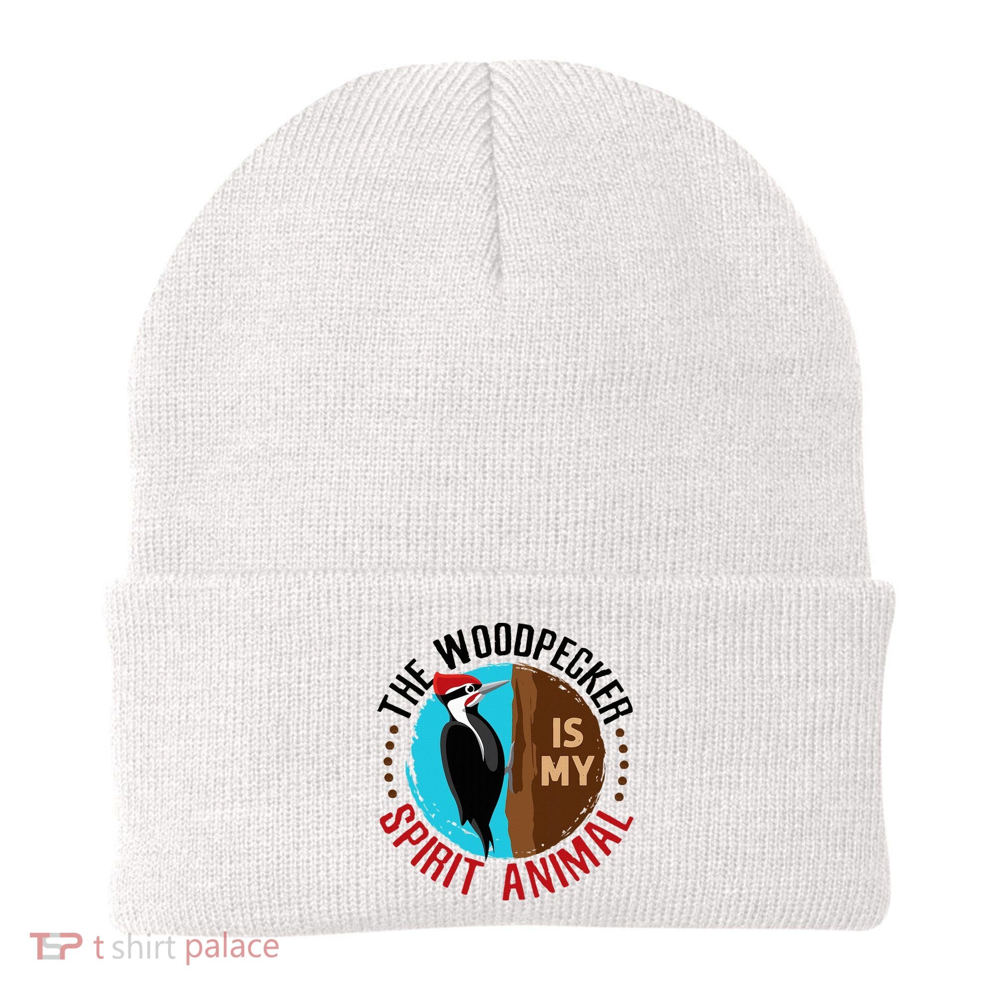 Woodpecker Is My Spirit Animal Bird Watcher Nerd Birder Beanie