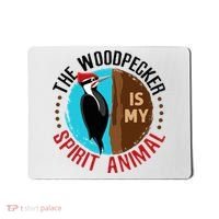 Woodpecker Is My Spirit Animal Bird Watcher Nerd Birder Mousepad thumb 0