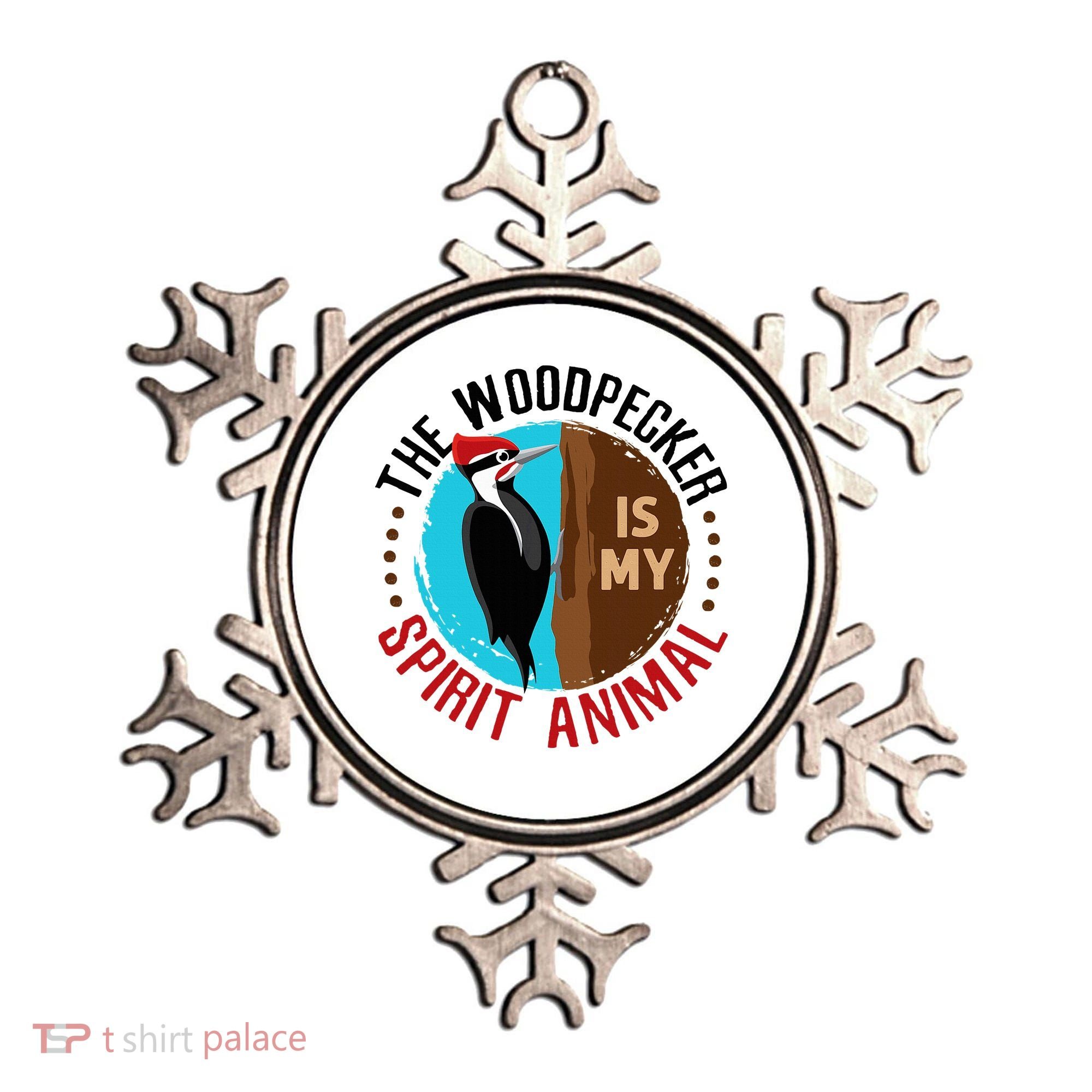 Woodpecker Is My Spirit Animal Bird Watcher Nerd Birder Ornament