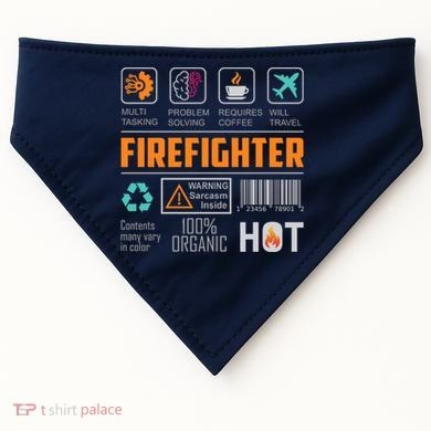 What It Means To Be A Firefighter USA-Made Doggie Bandana