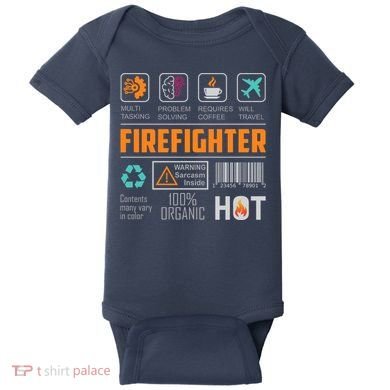 What It Means To Be A Firefighter Baby Bodysuit