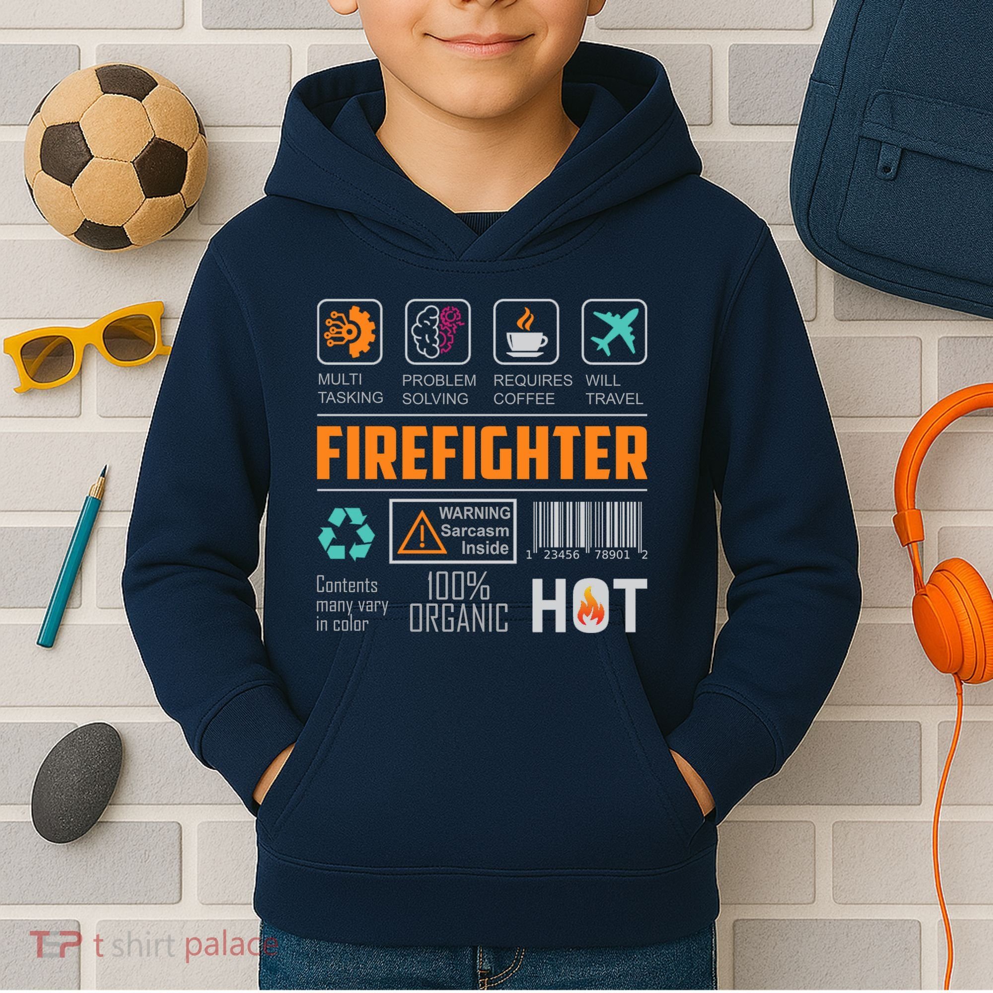 What It Means To Be A Firefighter Kids Hoodie