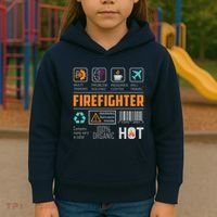 What It Means To Be A Firefighter Kids Hoodie thumb 3