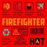What It Means To Be A Firefighter Santa Hat thumb 1
