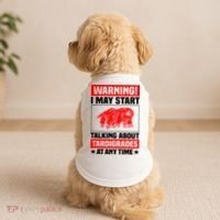 Warning I May Start Talking About Tardigrades Doggie Tank thumb 2