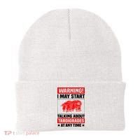 Warning I May Start Talking About Tardigrades Beanie thumb 0