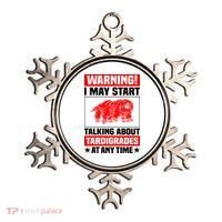 Warning I May Start Talking About Tardigrades Ornament thumb 0