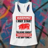 Warning I May Start Talking About Tardigrades Women's Tank Top thumb 3
