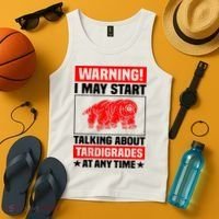 Warning I May Start Talking About Tardigrades Tank Top thumb 4