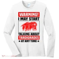 Warning I May Start Talking About Tardigrades Women's Long Sleeve Shirt thumb 0