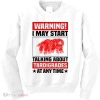 Warning I May Start Talking About Tardigrades Kids Sweatshirt thumb 0