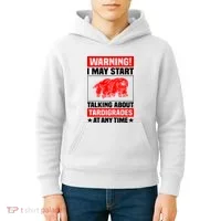 Warning I May Start Talking About Tardigrades Kids Hoodie thumb 4