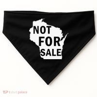 Wisconsin Is Not For Sale USA-Made Doggie Bandana thumb 0