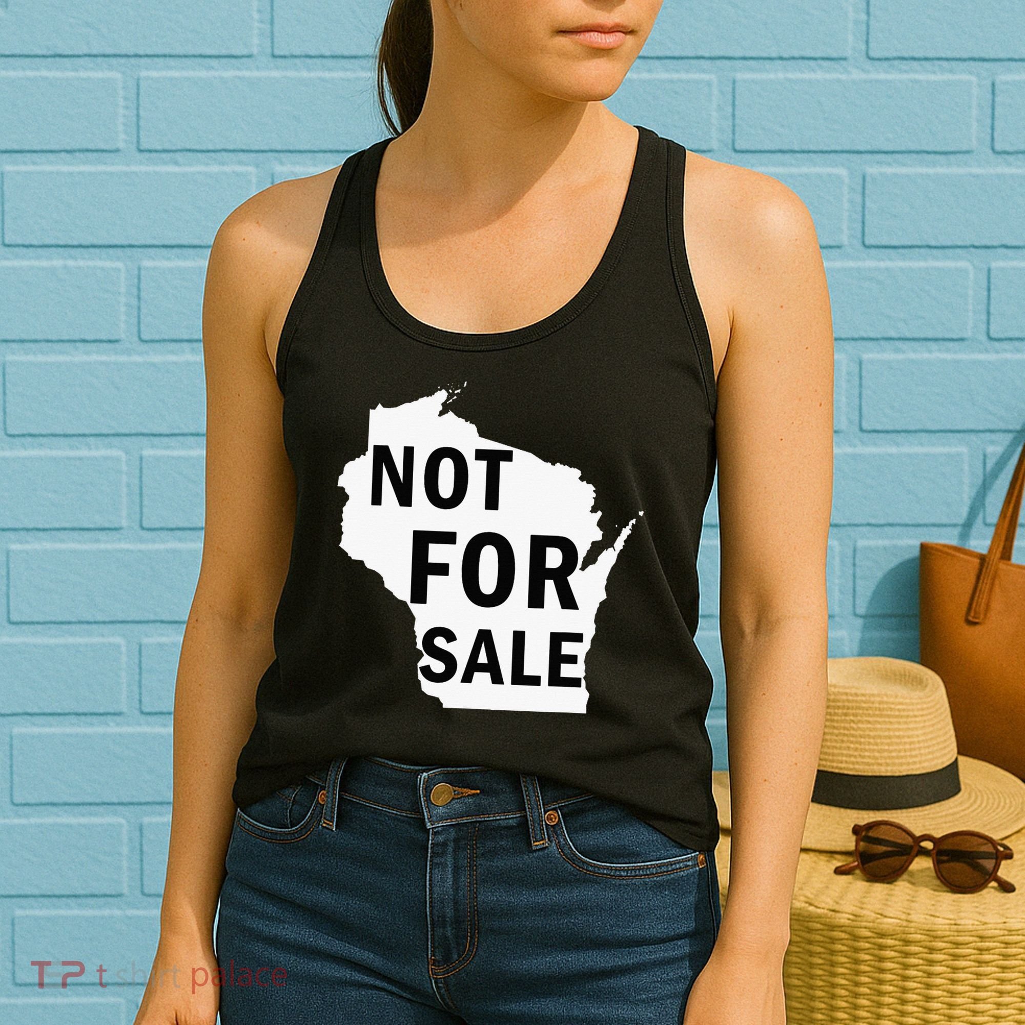 Wisconsin Is Not For Sale Women's Tank Top