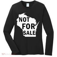 Wisconsin Is Not For Sale Women's Long Sleeve Shirt thumb 0