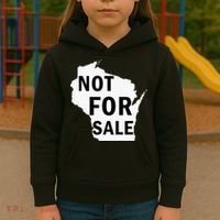 Wisconsin Is Not For Sale Kids Hoodie thumb 3