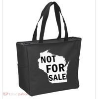 Wisconsin Is Not For Sale Tote Bag thumb 2