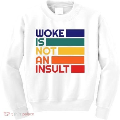 Woke Is Not An Insult Kids Sweatshirt