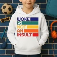 Woke Is Not An Insult Kids Hoodie thumb 2