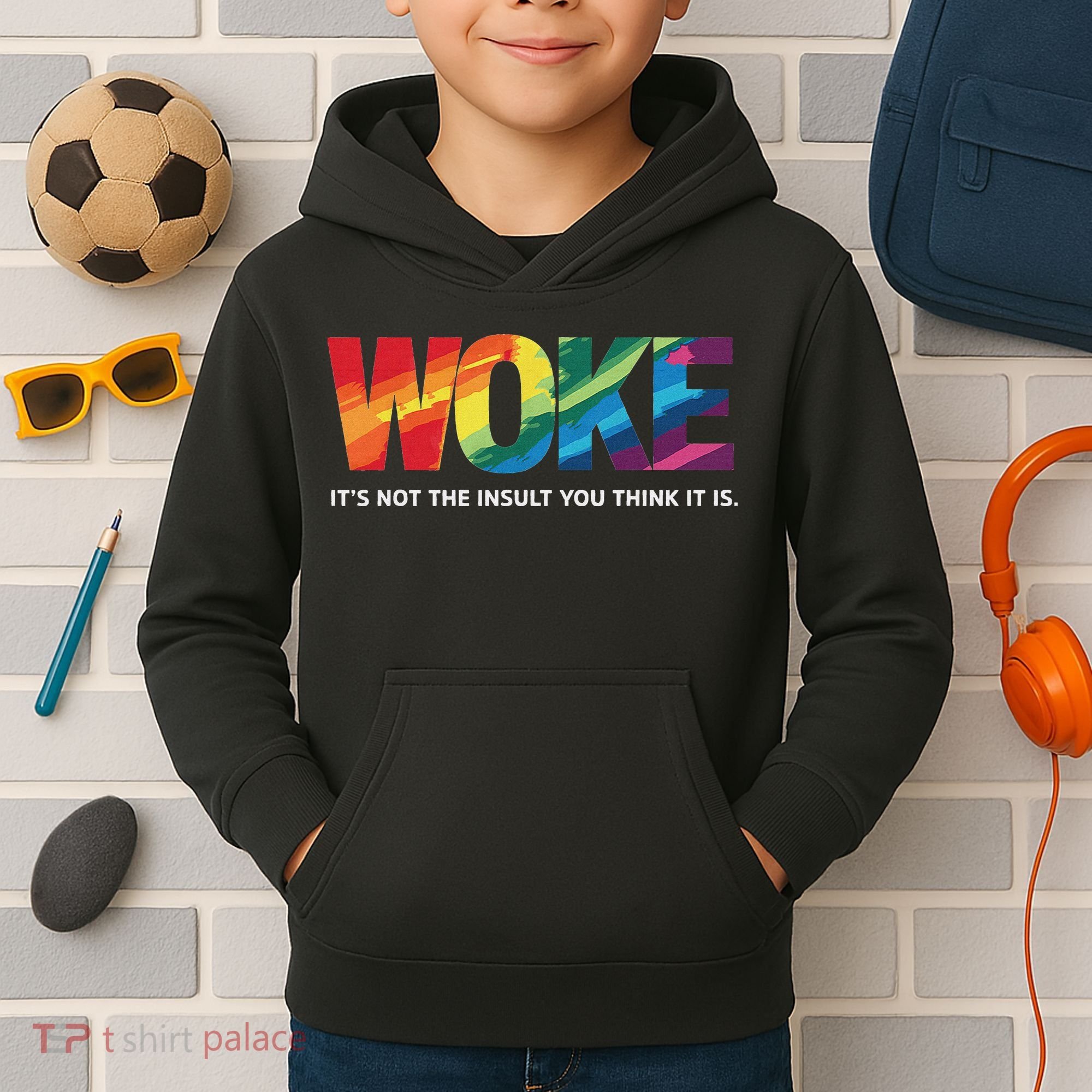 Woke ItS Not The Insult You Think It Is Kids Hoodie