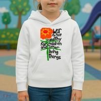 War Is Not Healthy For Children And Other Living Things Kids Hoodie thumb 3
