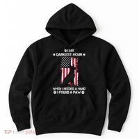 When I Needed A Hand I Found A Paw In My Darkest Hour Hoodie thumb 0