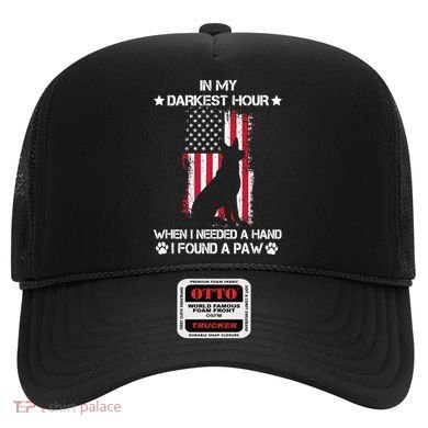 When I Needed A Hand I Found A Paw In My Darkest Hour Hat