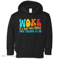 Woke It’s Not The Insult You Think It Is Toddler Hoodie thumb 0