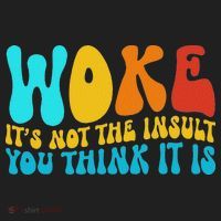 Woke It’s Not The Insult You Think It Is Golf Towel thumb 3