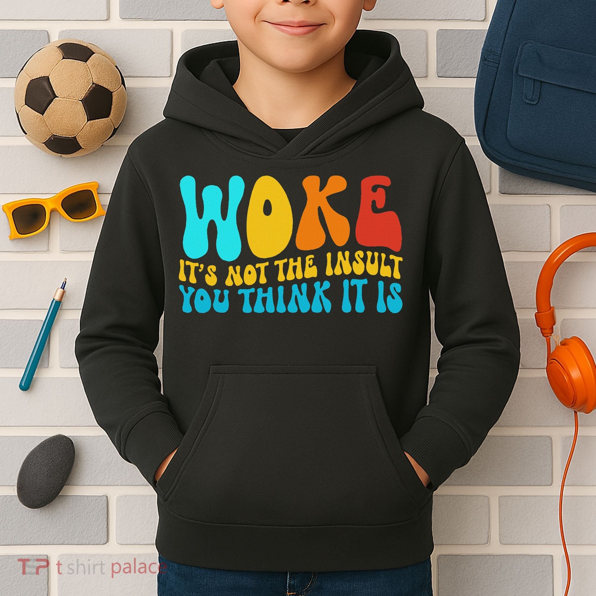 Woke It’s Not The Insult You Think It Is Kids Hoodie