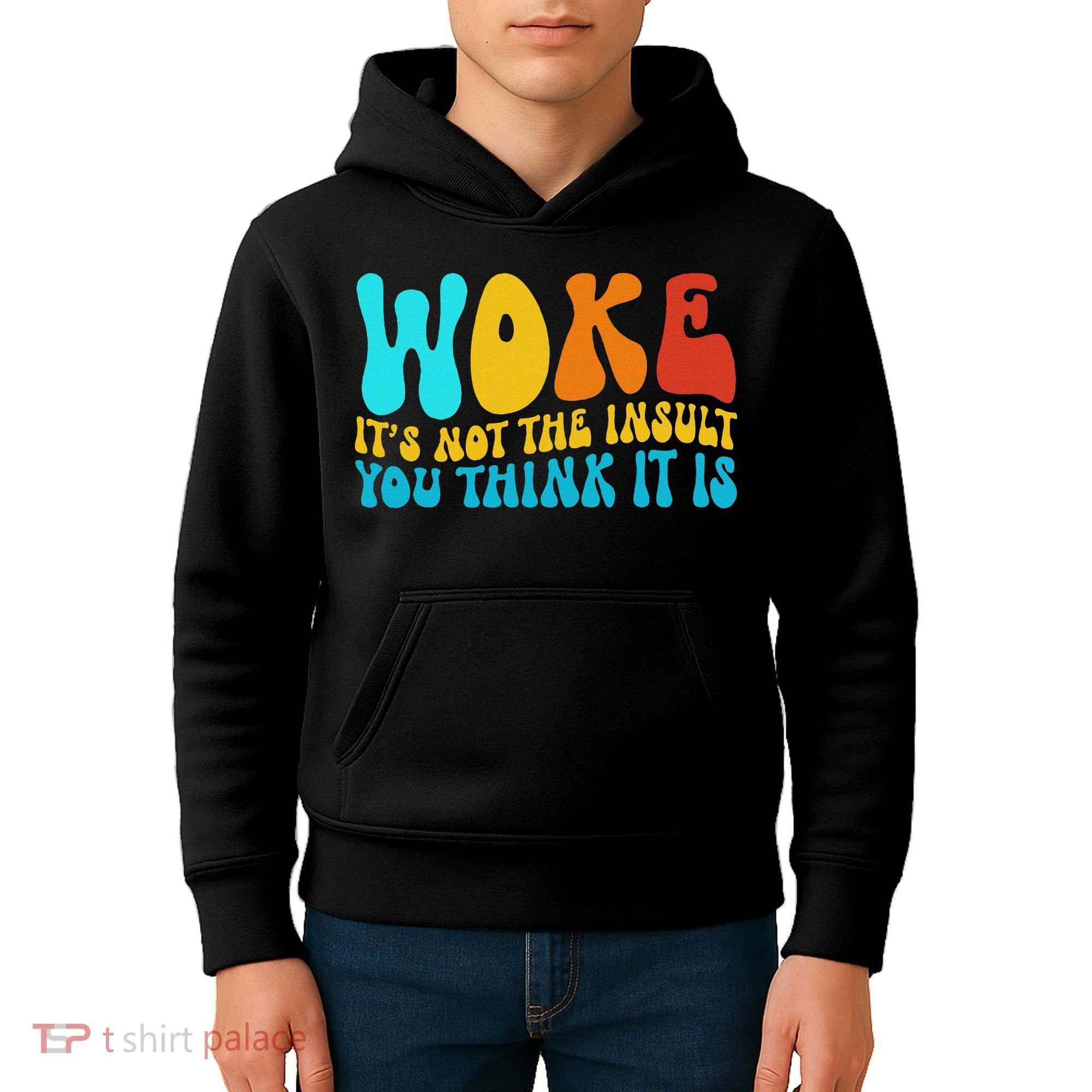 Woke It’s Not The Insult You Think It Is Kids Hoodie