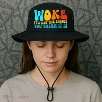 Woke It’S Not The Insult You Think It Is Bucket Hat thumb 3