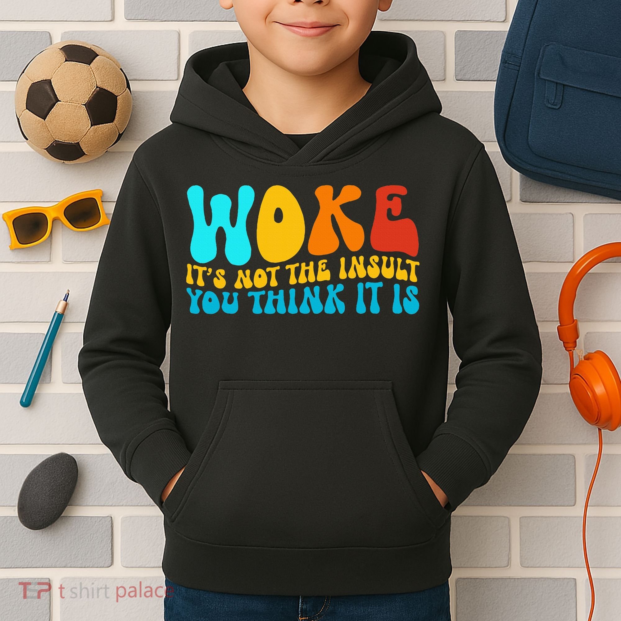 Woke It’S Not The Insult You Think It Is Kids Hoodie