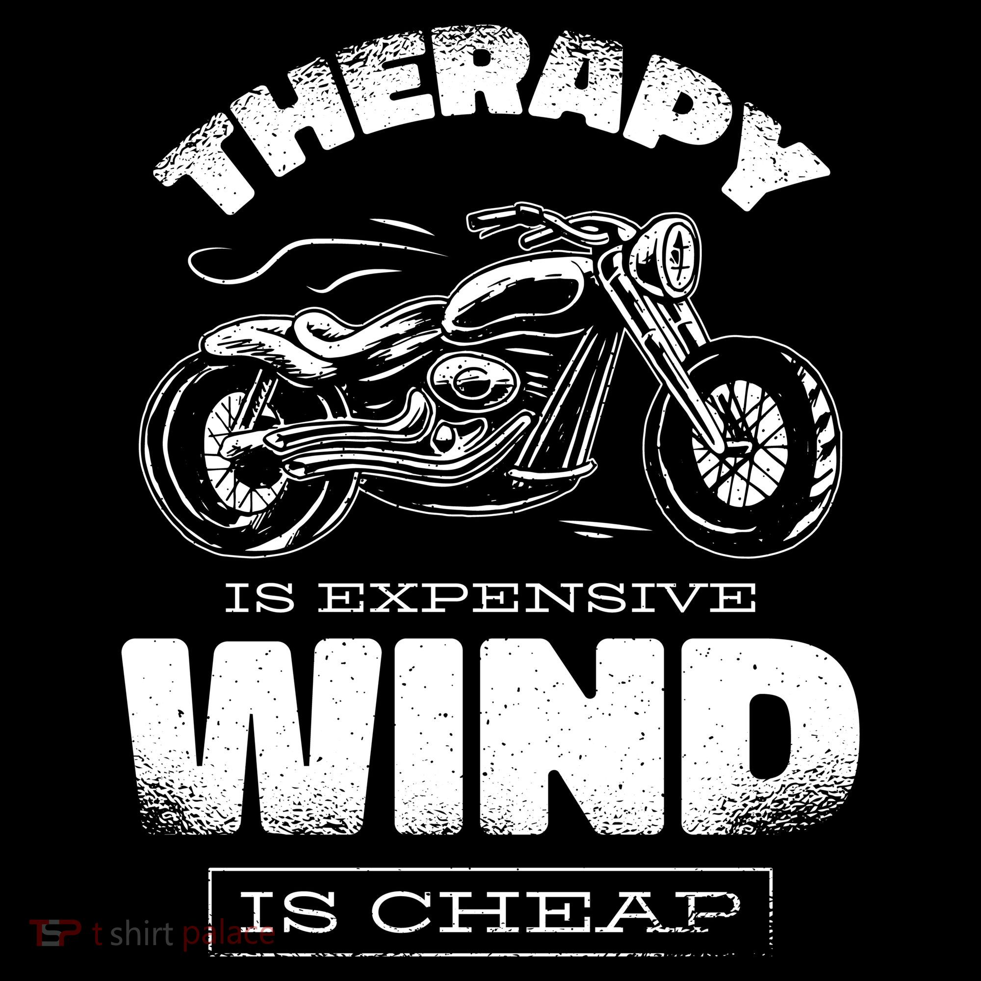 Wind Is Cheap Therapy Is Expensive Motorcycle Hoodie