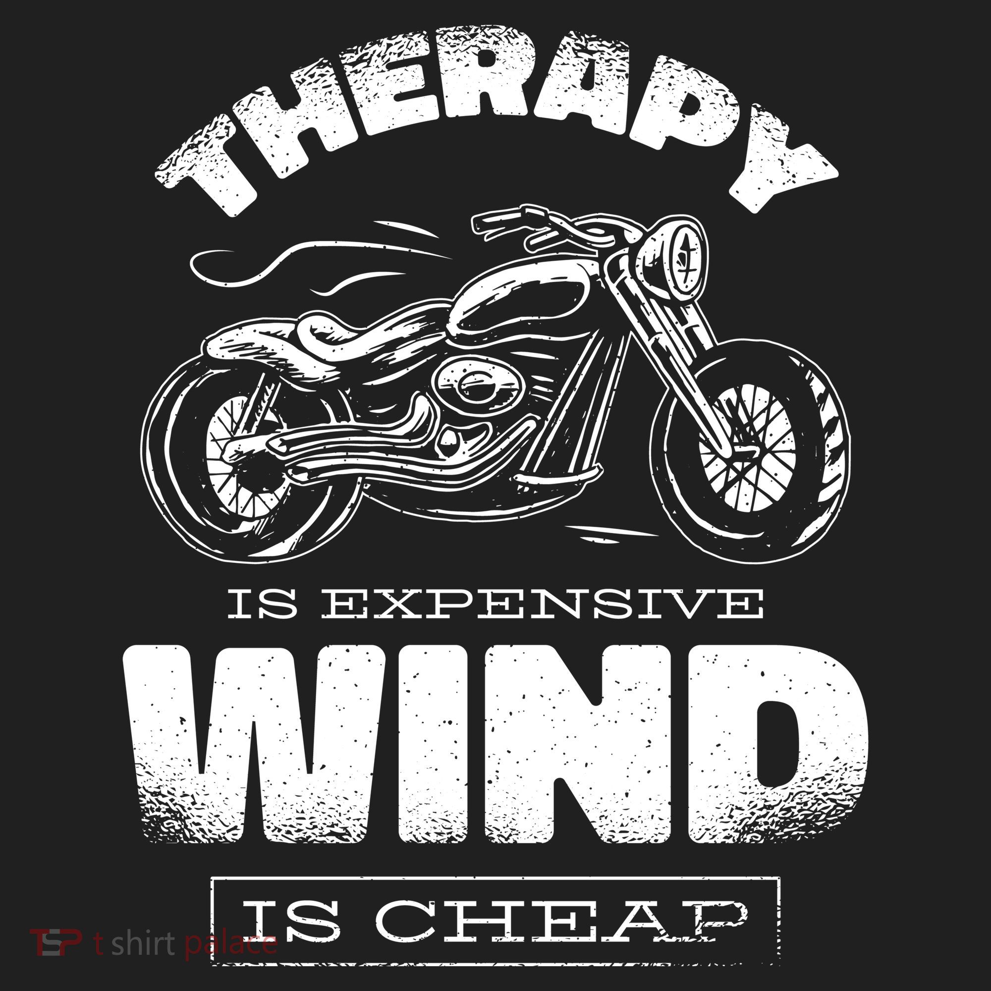 Wind Is Cheap Therapy Is Expensive Motorcycle Tumbler