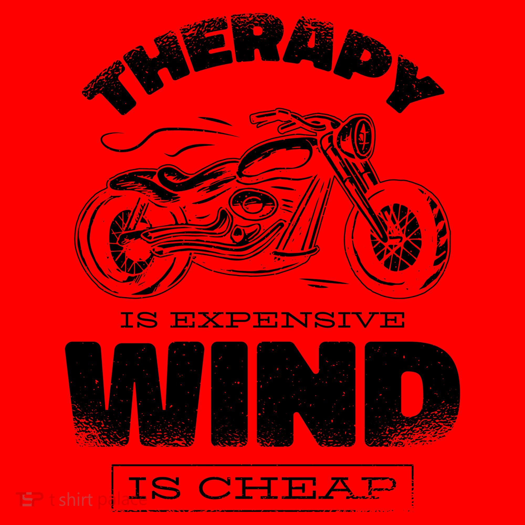 Wind Is Cheap Therapy Is Expensive Motorcycle Santa Hat