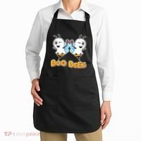Wine Boo Bees Funny Ghost Apron thumb 2