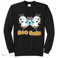 Wine Boo Bees Funny Ghost Sweatshirt thumb 0
