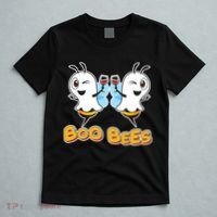 Wine Boo Bees Funny Ghost T-Shirt thumb 5
