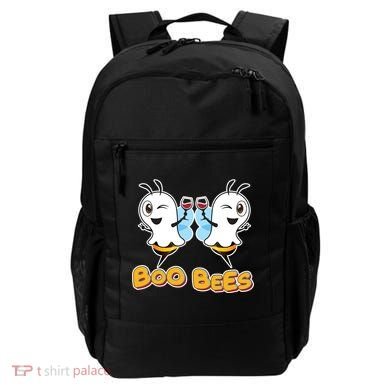 Wine Boo Bees Funny Ghost Backpack