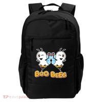 Wine Boo Bees Funny Ghost Backpack thumb 0